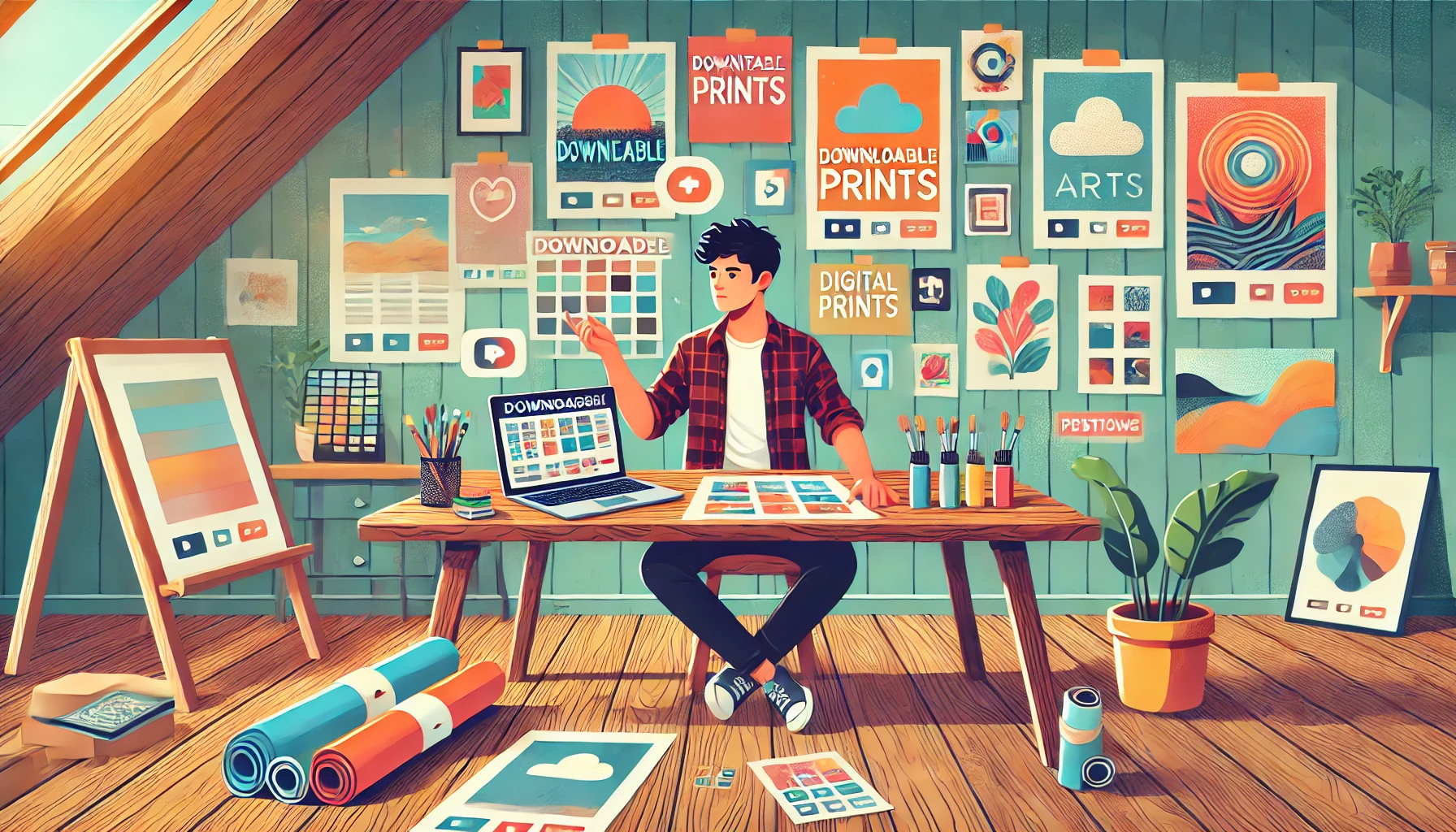 How to Sell Downloadable Prints on Etsy